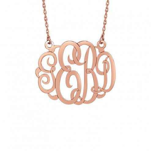 Four Initial Monogram Necklace 3