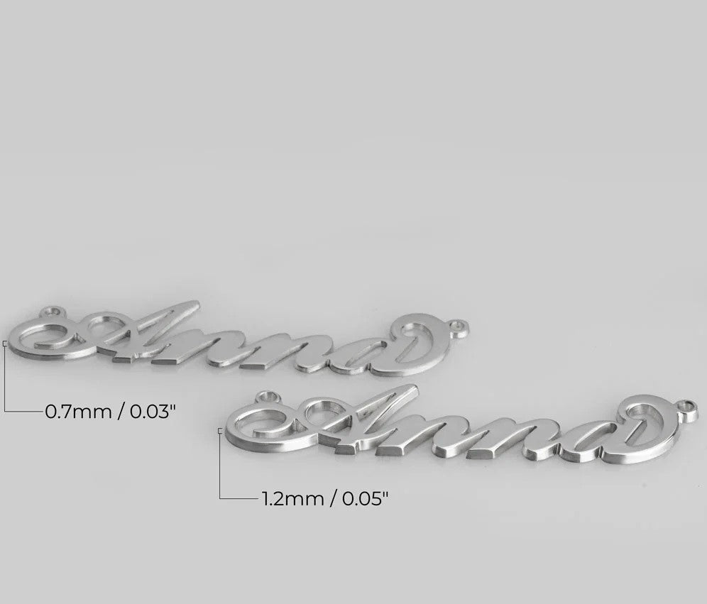 Small Classic Name Necklace - Kendall / Kylie Jenner