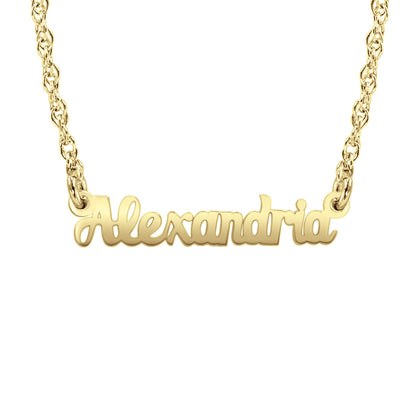 14K Solid Gold Name Necklace 2