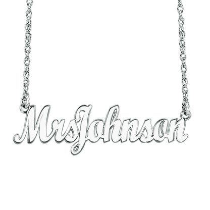 Personalized Mrs Name Necklace 2