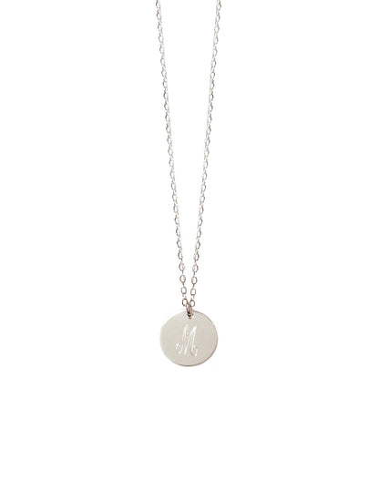 14K Gold Filled Disc Initial Necklace As Seen On Carrie Underwood Alternate 3