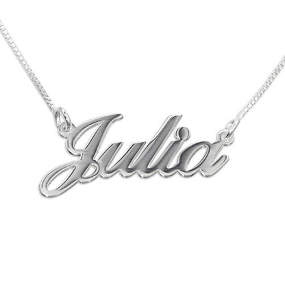 Small Classic Nameplate Necklace 5