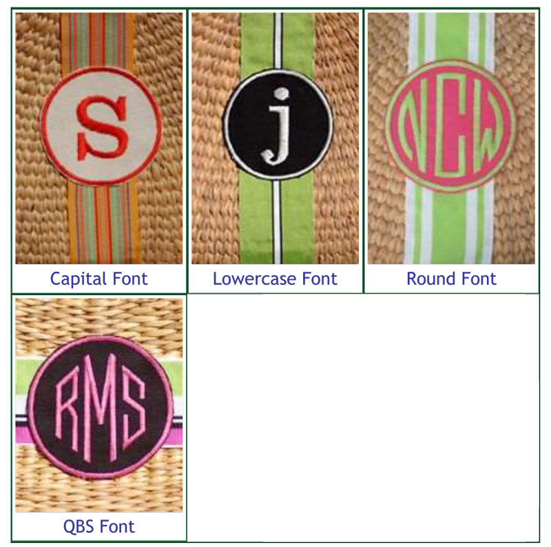 Monogram Medium Hyannisport Straw Basket Bag Alternate 3