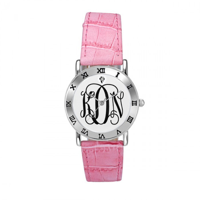 Ladies Classic Script Monogram Watch