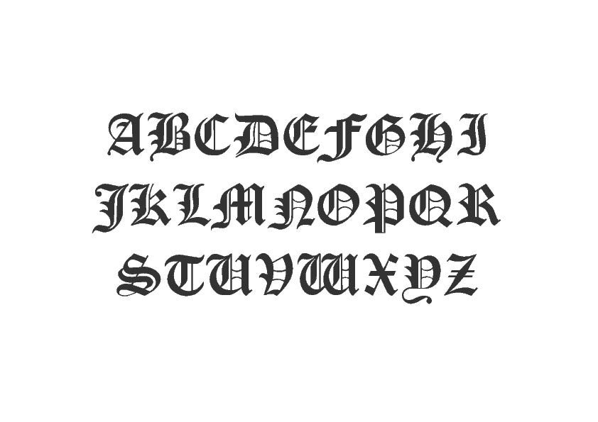 gothic font