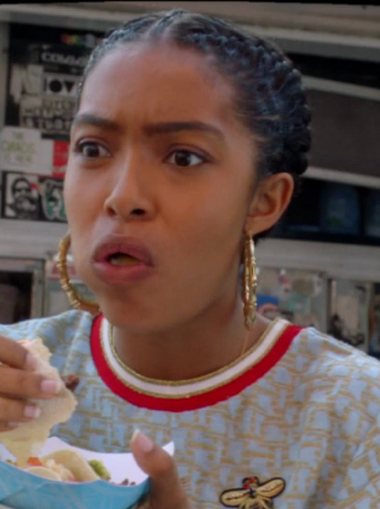 Grownish Zoey bamboo hoop earrings