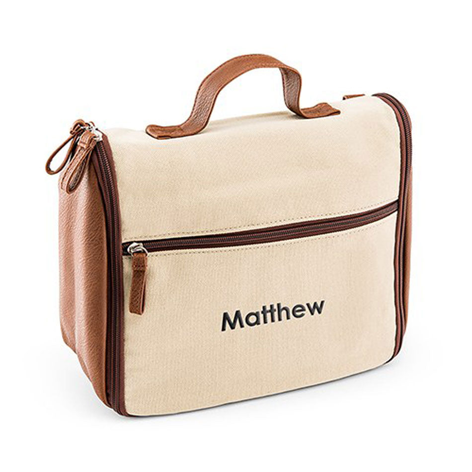 Men's Hanging Canvas Toiletry Bag