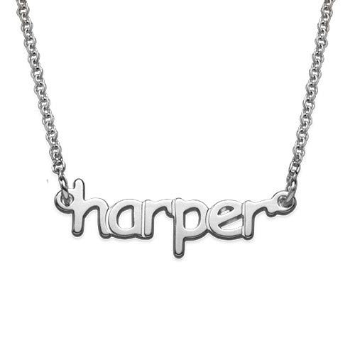 Acrylic Lowercase Name Necklace 4