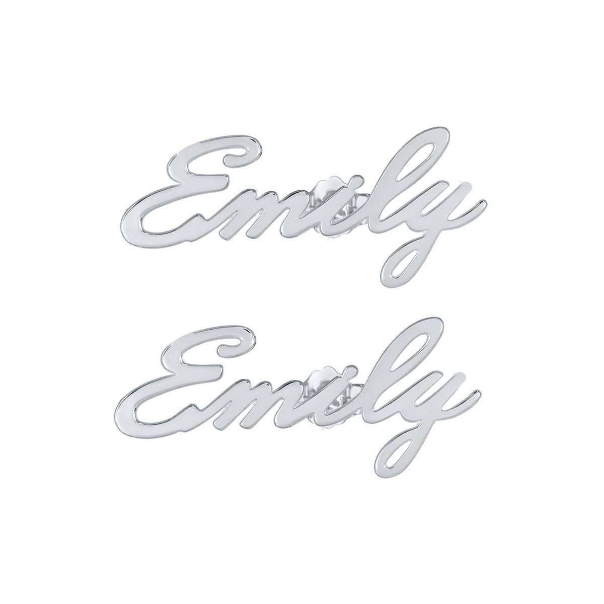 Script Stud Name Earrings 2