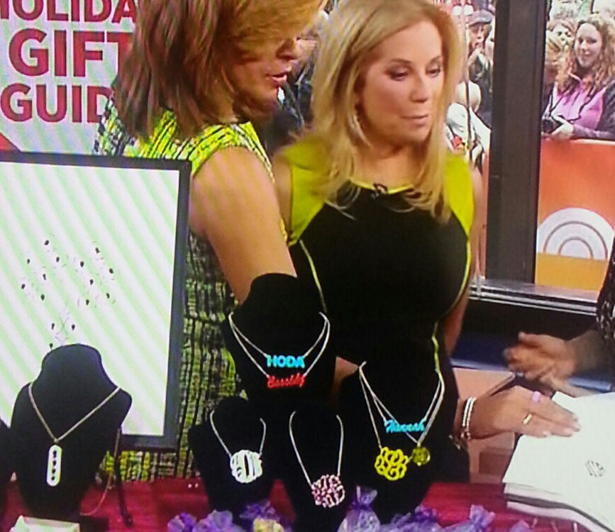 Kathie Lee And Hoda Personalized Acrylic Jewelry