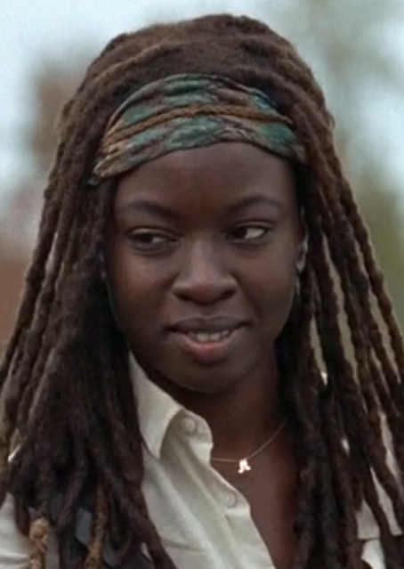 Michonne's M Necklace on The Walking Dead