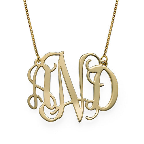 Solid gold sideways mini key necklace with personalized initial in 10K, 14K  or 18K gold.
