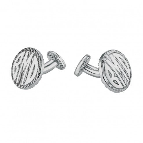 Block Monogram Cuff Links