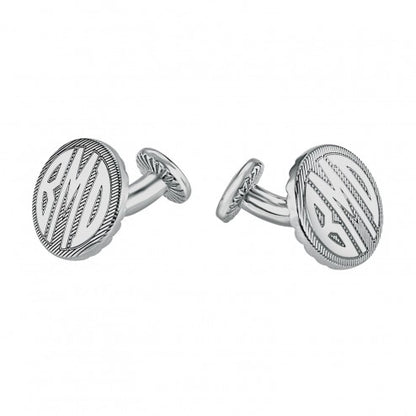 Block Monogram Cuff Links