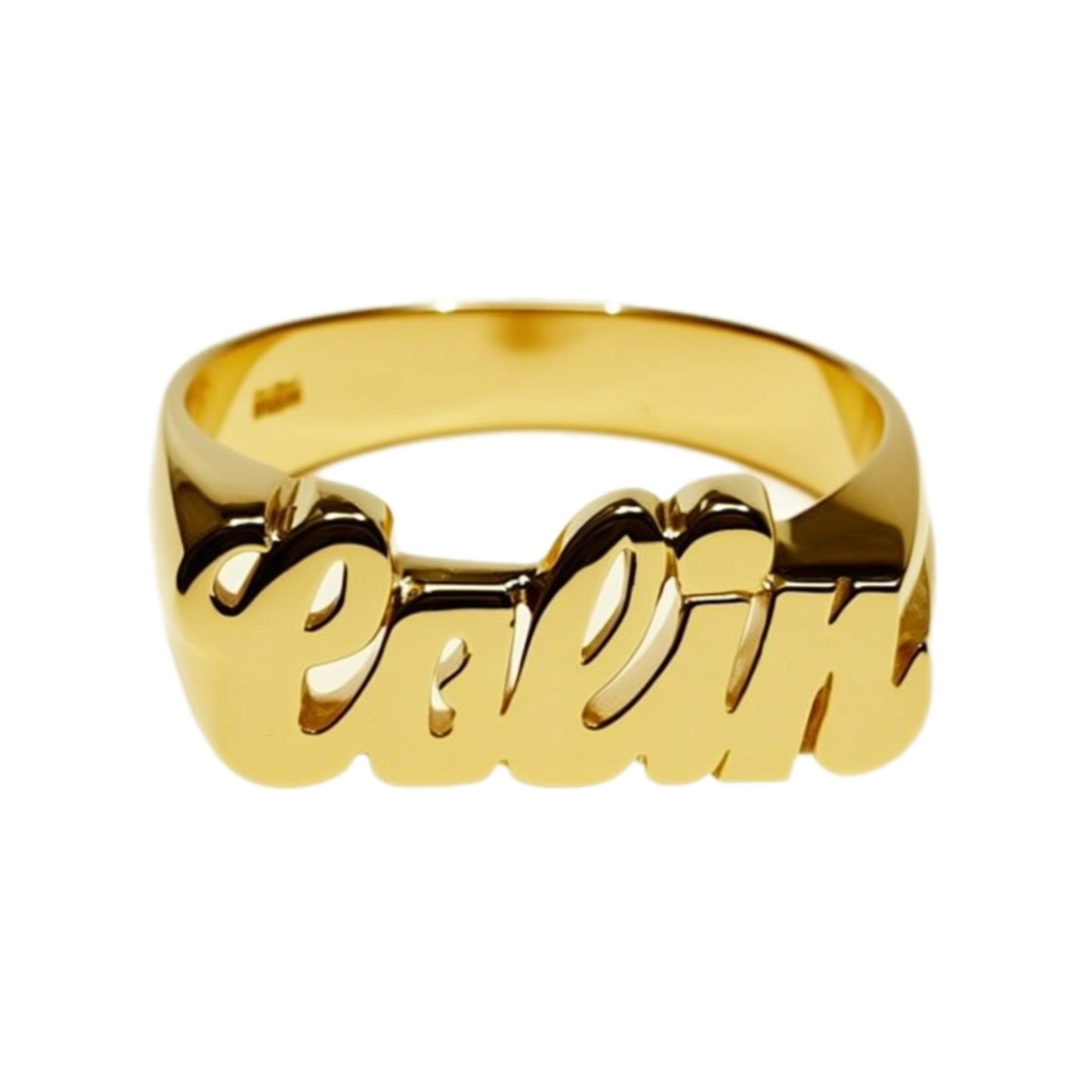 14K Gold Name Ring - Medium 2