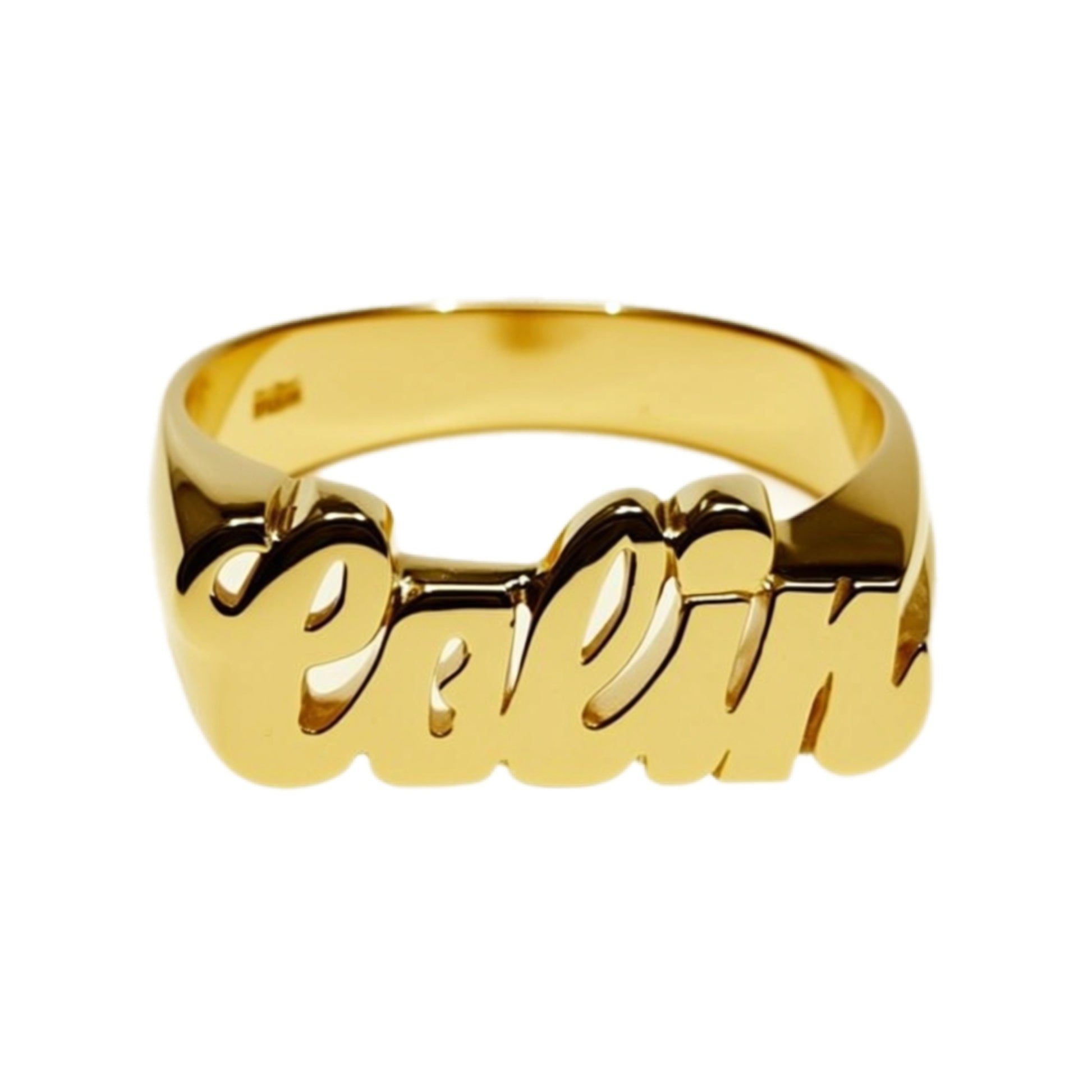 14K Gold Name Ring - Medium 2