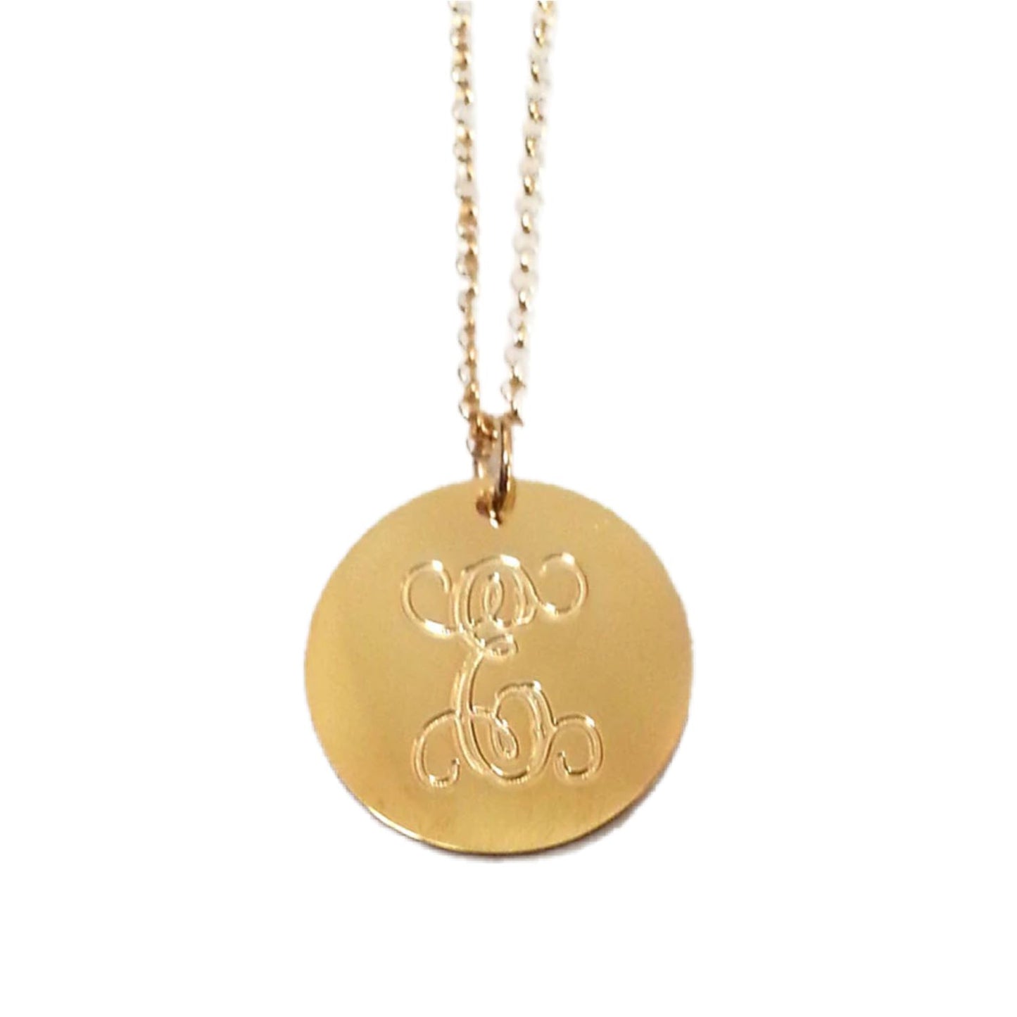 Engraved Disc Necklace Andi Dorfman The Bachelorette Alternate 3