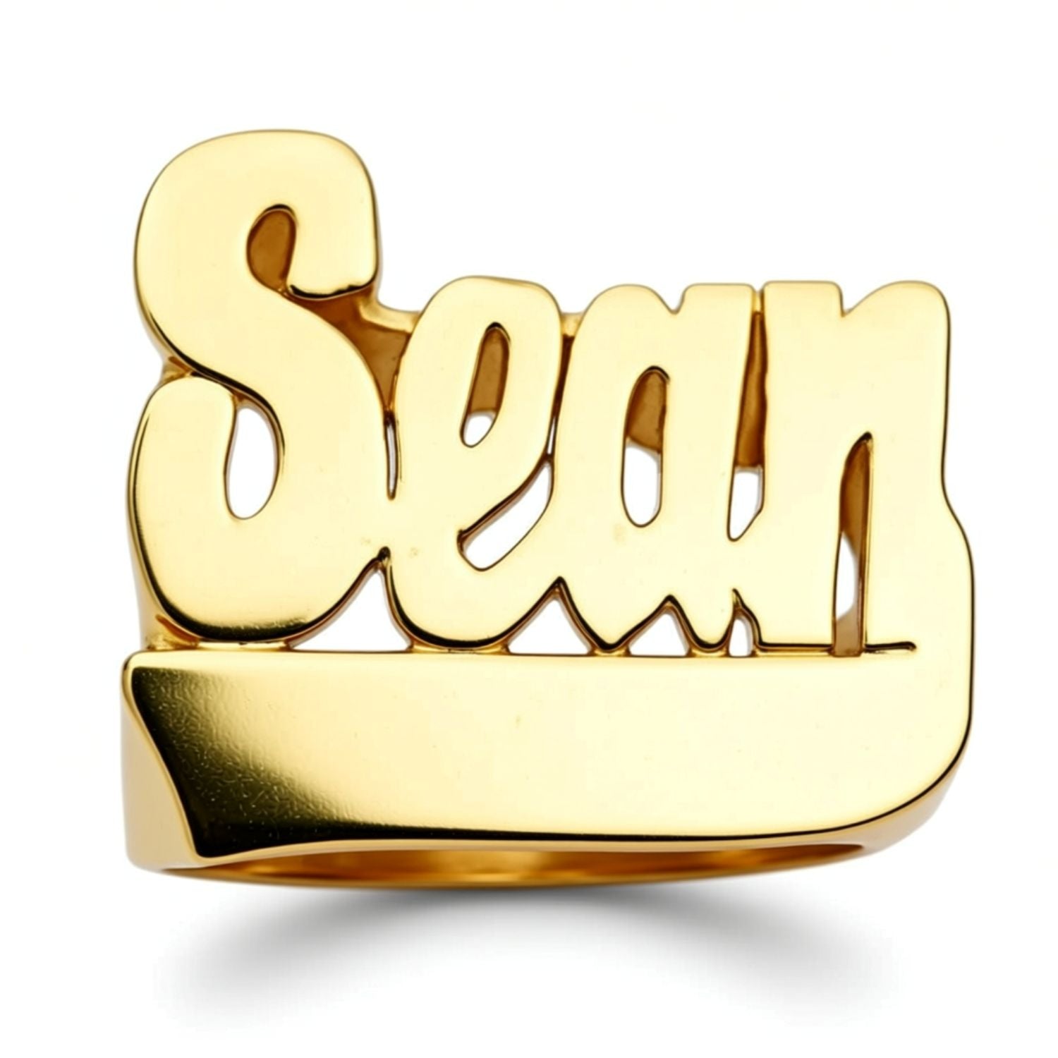 High Top Name Ring with Tail
