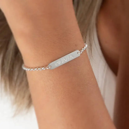 Sterling Silver Engraved Bracelet 3