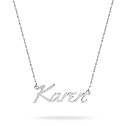 Small Script Name Necklace 2