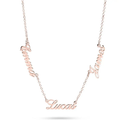 Multiple Script Name Necklace 3