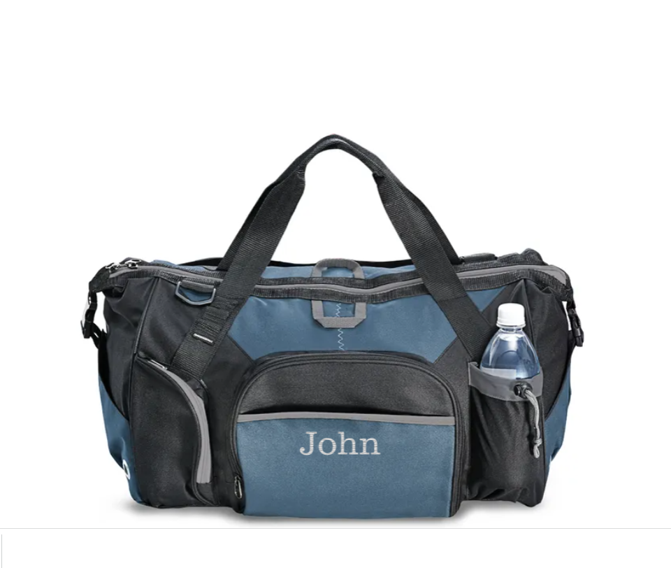 Monogrammed duffle 2024 bags for guys