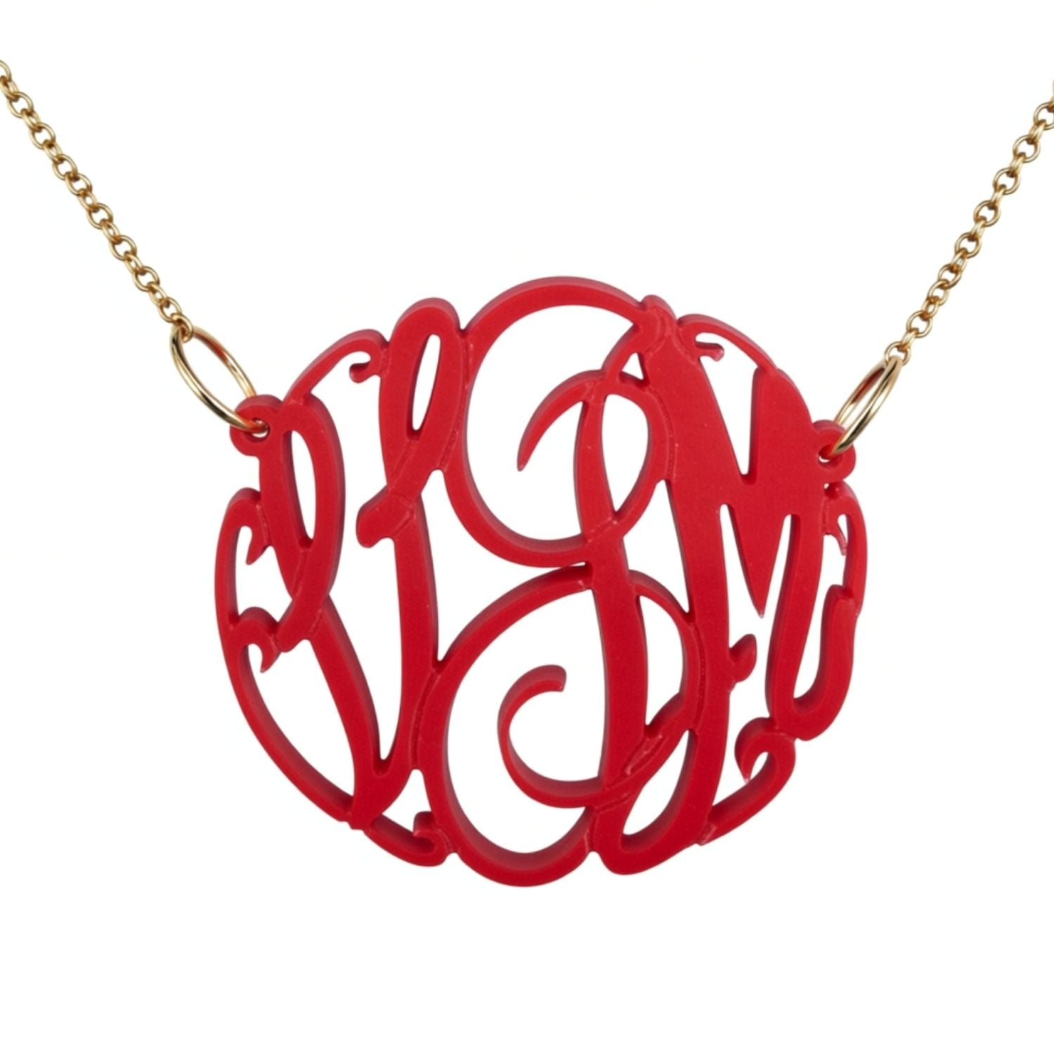 Monogram Acrylic Jewelry | Monogram Jewelry | Be Monogrammed