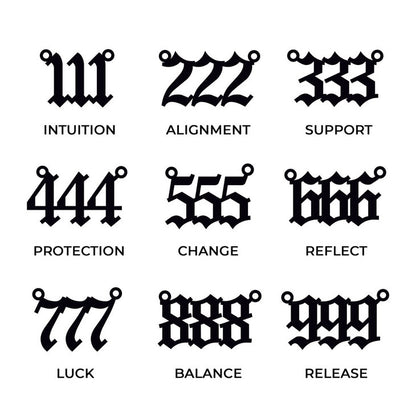 Angel Number Necklace 4