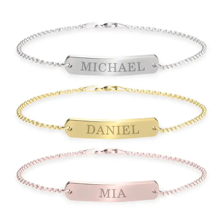 Sterling Silver Engraved Bracelet 5