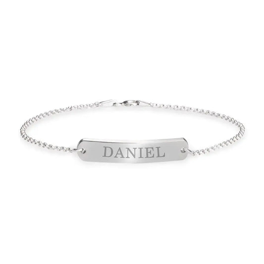 Sterling Silver Engraved Bracelet