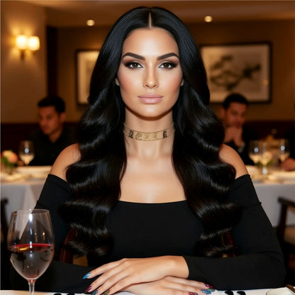 Gold Personalized Choker Name Necklace-Kylie Jenner 7
