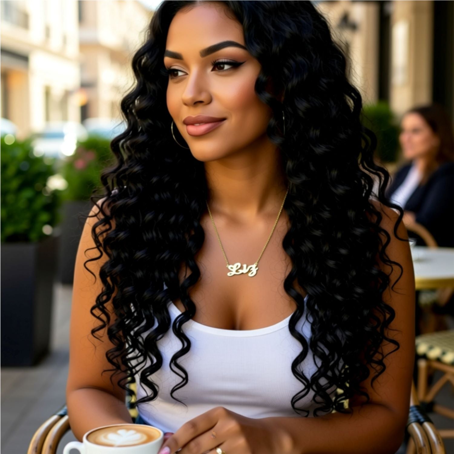 18K Solid Gold Name Necklace 5