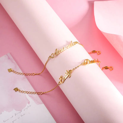 Script Name Bracelet - 1-4 Names 4