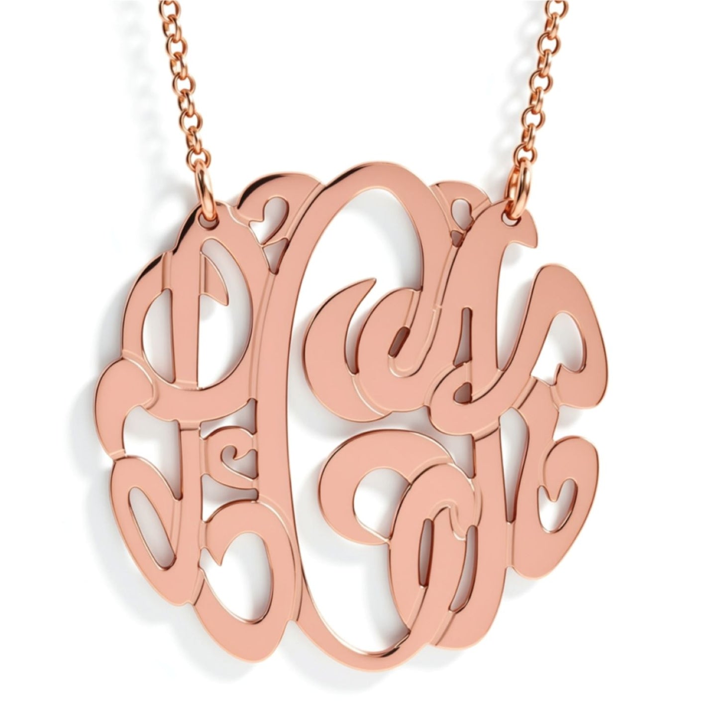 medium-large-rose-gold-monogram-necklace 3