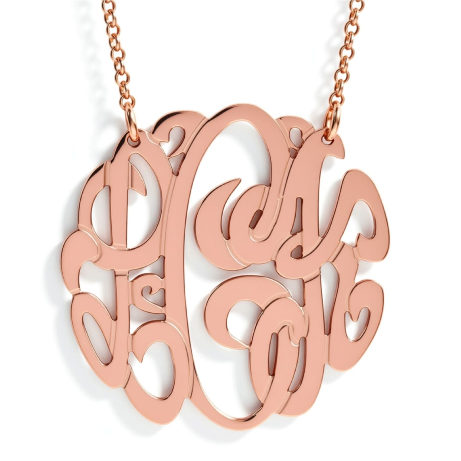 medium-large-rose-gold-monogram-necklace 3