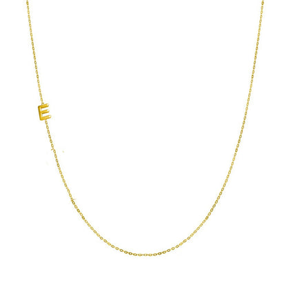 Sideways Initial Necklace-Audrina Patridge