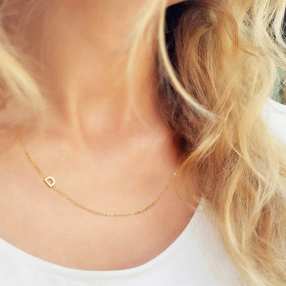 Sideways Initial Necklace-Audrina Patridge 2