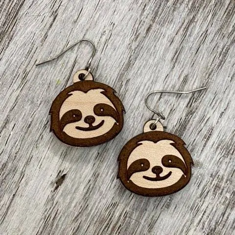 Sloth French Hook Earrings