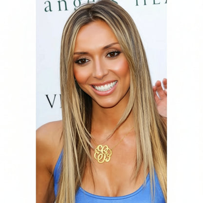 Swirly Initial Necklace -Giuliana Rancic 6