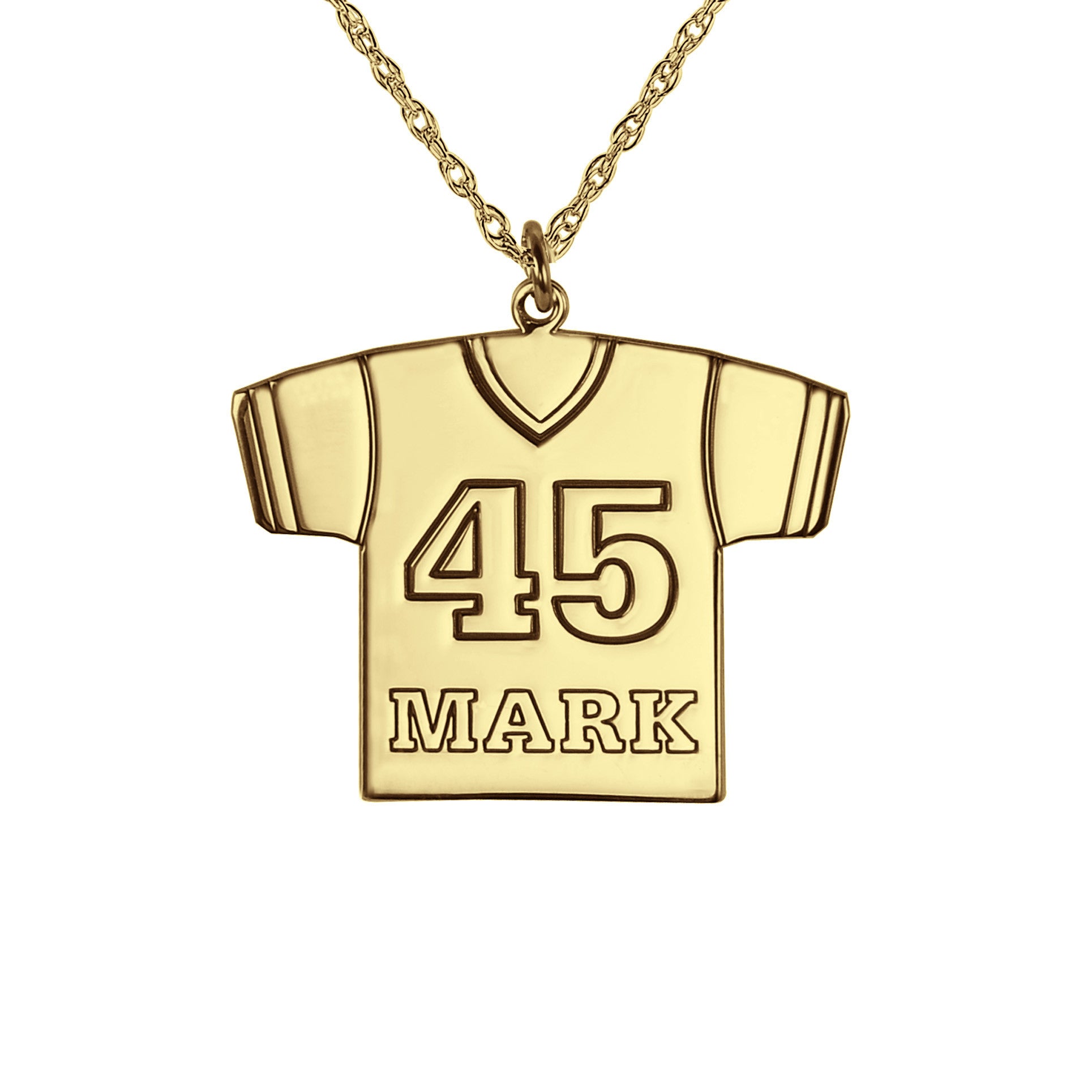 Personalized football charm necklace | kandsimpressions