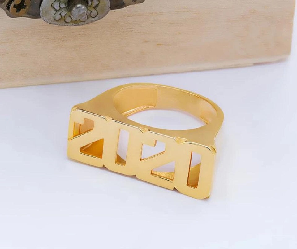 Personalized Custom Number Ring