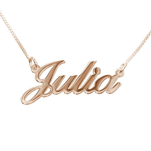 Small Classic Nameplate Necklace 4