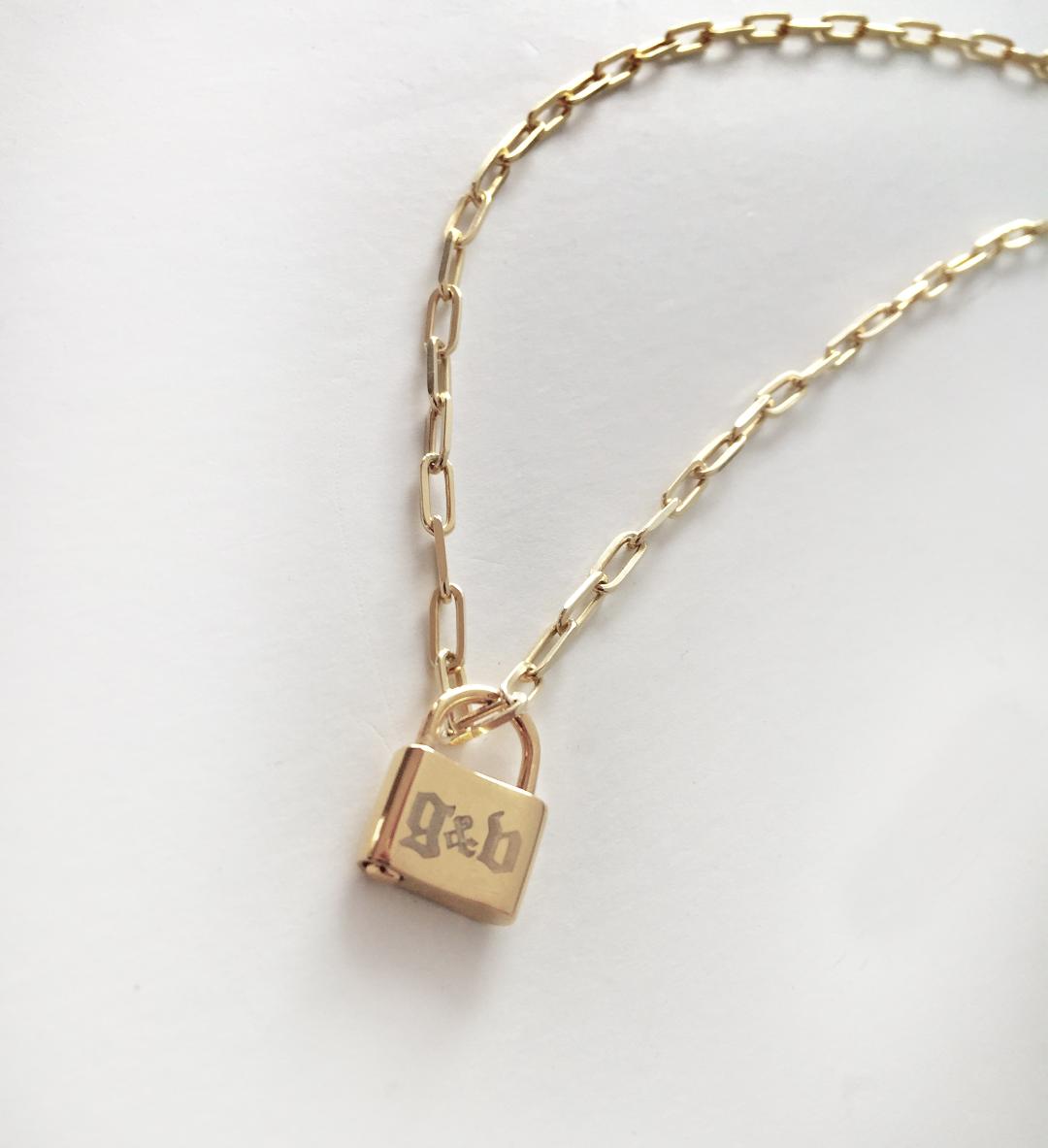 Madeleine Lock Pendant Necklace | Personalised Jewellery – Complete. Studio