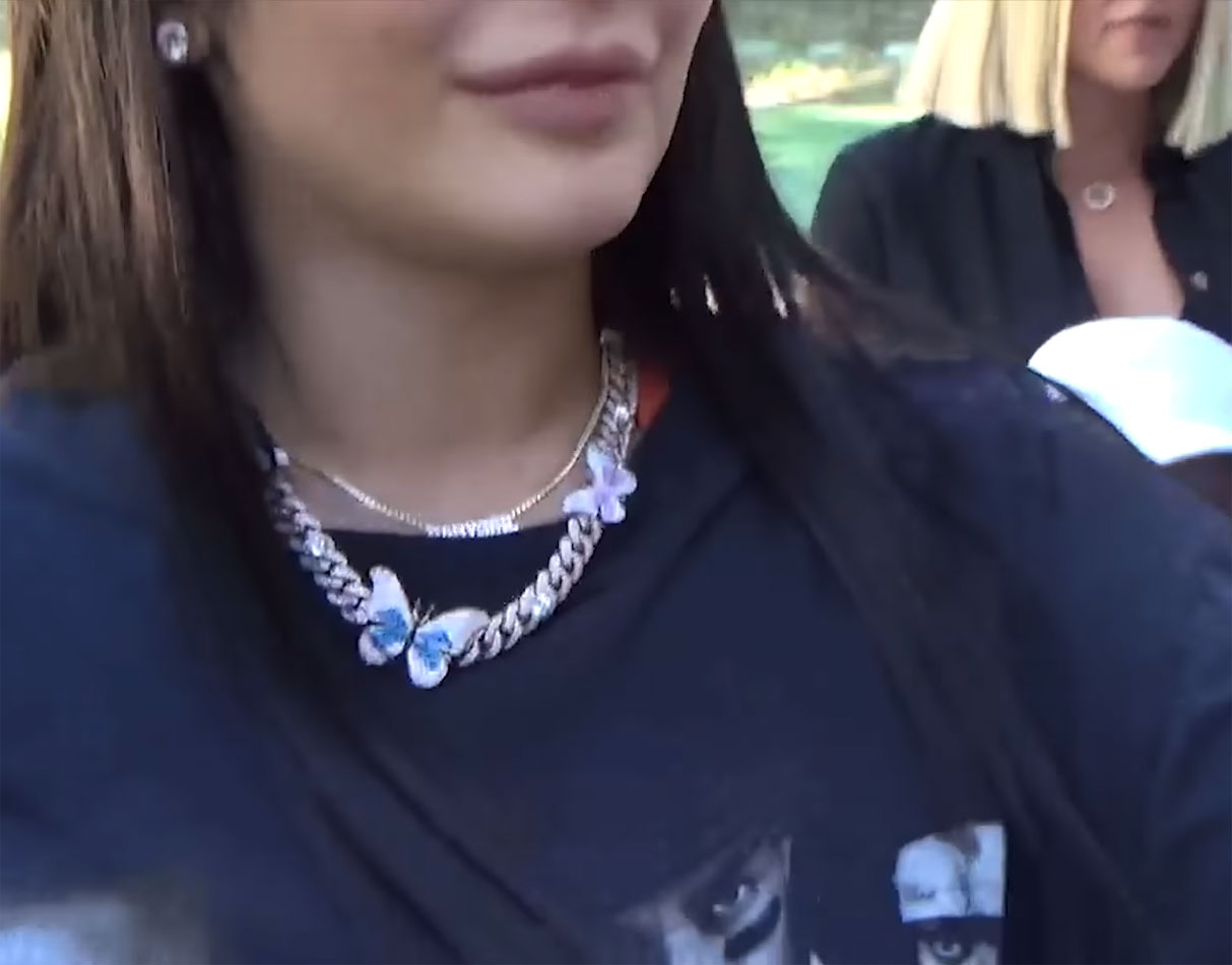 Mini Block Name Necklace- Kylie Jenner 4