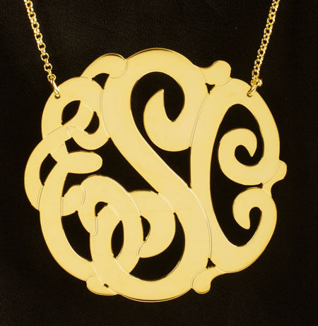 Monogram necklace Louis Vuitton Gold in Metal - 32824655