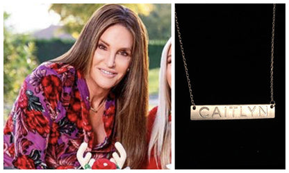 Caitlyn Jenner Bar  Necklace