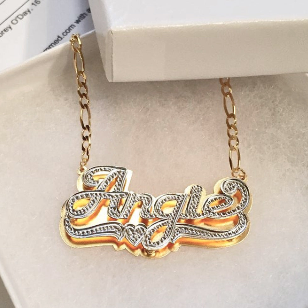 double plated name necklace 5