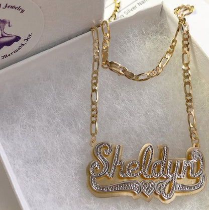 double plated name necklace 4