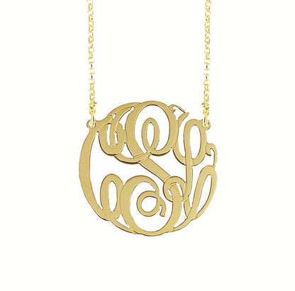 Gold Monogram Necklace - 21