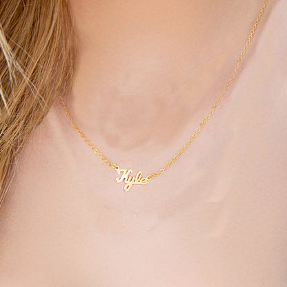 Petite Nameplate Necklace-Giuliana Rancic-Kerry Washington